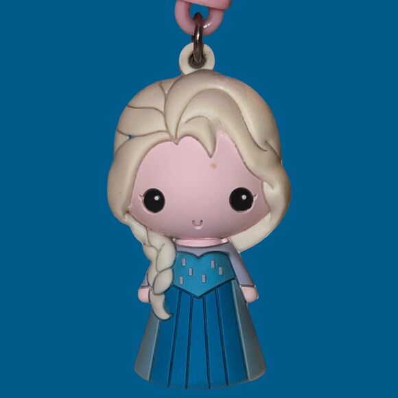 Disney FROZEN 3D Figure Keyring Backpack Clip Series 2 Anna & Elsa B16 - Picture 3 of 4